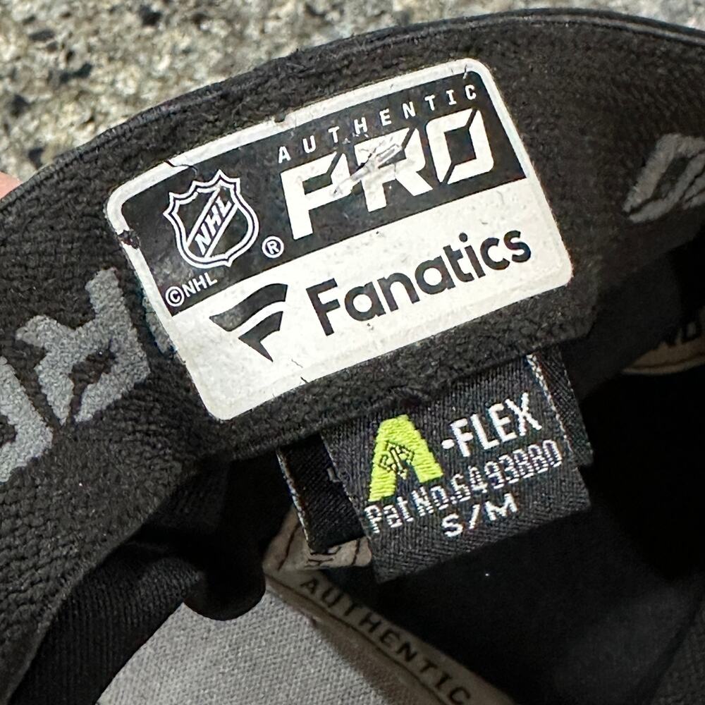 Fanatics LA Kings Authentic Pro Hat Mens S/M Black Gray Flexfit NHL - Picture 7 of 8